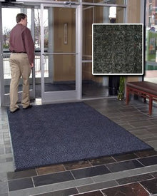 FloorGuard Heavy Duty All Purpose Entry Mat "Diamond" 4' x 20' Charcoal