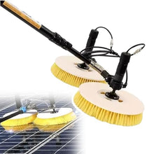 Ostreemaner Photovoltaic Panel Cleaning Brush, Double Head Automatic Window Glass Washing Equipment,Solar Panel Cleaning Brush, 3.5m/5.5m/7.5m Extendable Pole Brush,Mains Power,5.5M