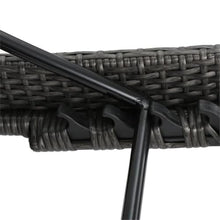 Noble House Salem Outdoor Wicker Arm Chaise Lounge Set of 4 Grey