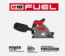 Millwavkee Compatible with Milwaukee M18 18V 6-1/2"" Cordless Plunge Track Saw, Model# 2831-20,Cutting Depth 2 in