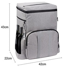 Outdoor Insulated Backpack for Camping, 20L Fresh and Refrigerated Ice Pack, Picnic Bag