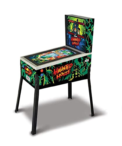 TOY SHOCK Haunted House 12-in-1 Arcade Cabinet 3D Digital Pinball Machine