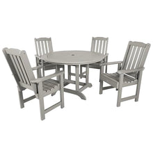 Highwood Lehigh 5-Piece Round Dining Set Harbor Gray