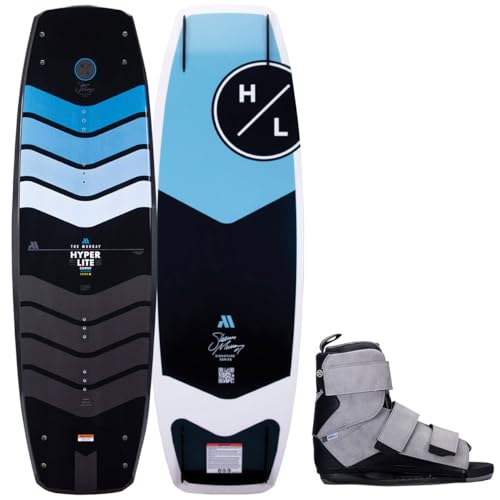 Hyperlite Murray Pro Mens Wakeboard 144 W/Formula Bindings Black/Grey 144cm