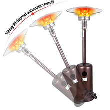 AIZYR Free Standing Outdoor Patio Heater - Patio Gas Heater Easy Control Bathroom Heater for Outdoor Restaurant Garden,Natural Gas