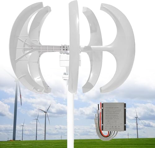Zentorik 13000W Wind Turbine Generator Kit - 5-Blade 12V/24V/48V/72V/110V/220V Wind Power System - High-Efficiency Renewable Energy Solution for Marine, RV, Off-Grid, and Home Use