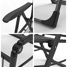 Folding Zero Gravity Chair, Beach Chair, Lounge Chair Deck Chair, Recliner Chair, Recliner Chair, Garden Outdoor Patio Sun Lounger, Super W (2)