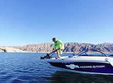 PARKHO HASWING Electric Trolling Motor 12V 54" 55lbs with GPS Anchor Control Black w/ Remote Control + Quick Release
