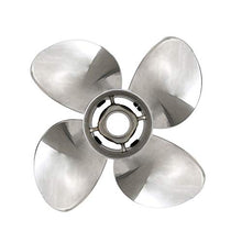 Quicksilver Q4 12.7" Diameter 19" Pitch 4-Blade Stainless Steel Propeller Right Hand Rotation