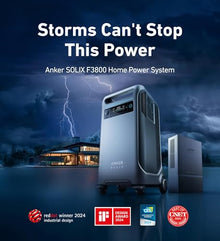 Anker SOLIX F3800 Portabale Power Station and Protective Cover, 3,840Wh