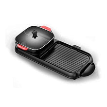 Electric grill, multi-purpose pot, independent temperature control, safe and, can be used for barbecue