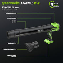 Greenworks 48V (24V x 2) 17in Mower/Blower/Trimmer Kit/Battery Kit