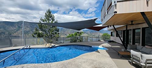 Sentinel Shade Systems Summit Series Shade Sails Equilateral Triangle Marrocan Terracotta