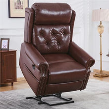 UOPYNE Large Lay Flat Power Lift Recliner for Elderly with Massage Heat