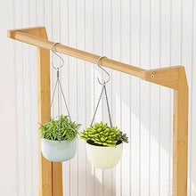 Hanging Orchid Planter Creative Simple Shelves Floor Stepped Plant Stand Living Room Indoor Multi-layer Bamboo Flower Display Rack Hangable Flower Rack For Florist Garden Balcony Flowerpot Stan