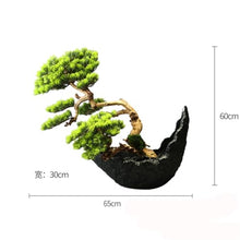 QWERAXZG Home Living Room Simulated Welcoming Pine Ornaments Hotel Club Front Desk handicrafts Entrance