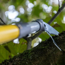 BERGER ArboRapid Telescopic Pole Saw Set – 4-Part Professional Arborist Tool, Extends from 5.7 to 19.7 Ft, Fiberglass Design, 15.7" Aggressive Cut Blade, Tree Pruner – 77049