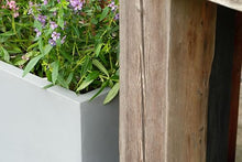 Pottery Pots Large Indoor & Outdoor Planter Pot Grey Rectangular – Size in Inches 28H X 15W X 38L - Flower Planters
