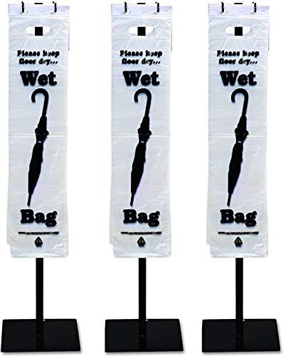 Tatco 57010 Wet Umbrella Bag Clear, 7w x 31h, 1000/Box, Pack of 4