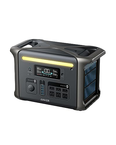Anker SOLIX F1500 Portable Power Station, 1,536Wh, 1,800W, for Home Use
