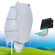 Eastnmythet Magnetic Levitation Wind Turbine 12000W, Vertical Wind Turbine Generator Kit with MPPT Controller, for Home Street Lighting Boat,White-12V