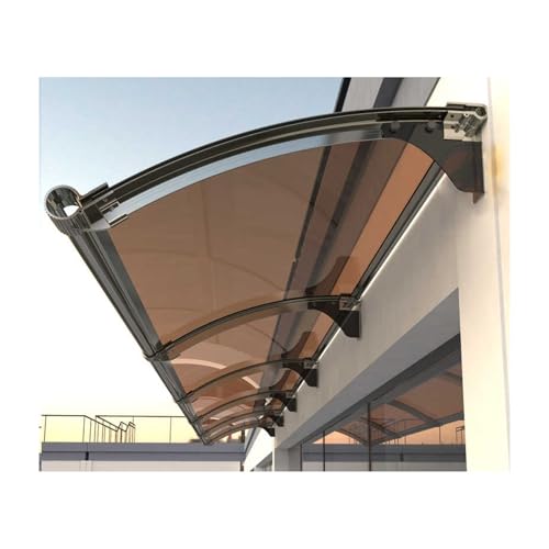 ZBSAVFM Outdoor Canopy Awning for Garden Veranda, Waterproof Patio Cover with Gutter System for Quick Drainage (110 x 400 cm) – Perfect for Weather Protection