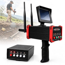 Underground Metal Scanner, Professional Metal Detector with LCD Display & 360° Auto Rotation, 3248ft Max Detection Range, 3.3-52.5 Detection Depth for Gold Silver Copper Diamond red