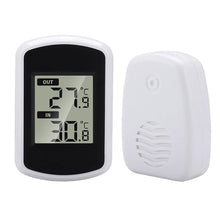 ASWRTYJO ABS Indoor Outdoor Thermometer Electronic Household Digital Display