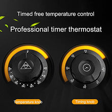 Dntum Commercial Gas Fryer with Timer and Temperature knob, Stainless Steel French Fries for Home Kitchen Restaurant,10L+10L