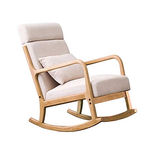 JDXQBLD Leisure Rocker Chairs Nordic Rocking Chair Home Recliner Modern Nap Balcony Leisure Rocking Rocking Chair