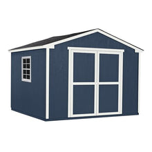 Handy Home Products Charleston Value Gable 10x10 Do-It-Yourself Wooden Storage Shed, 2x3 framing- Does not Include Floor kit or Paint