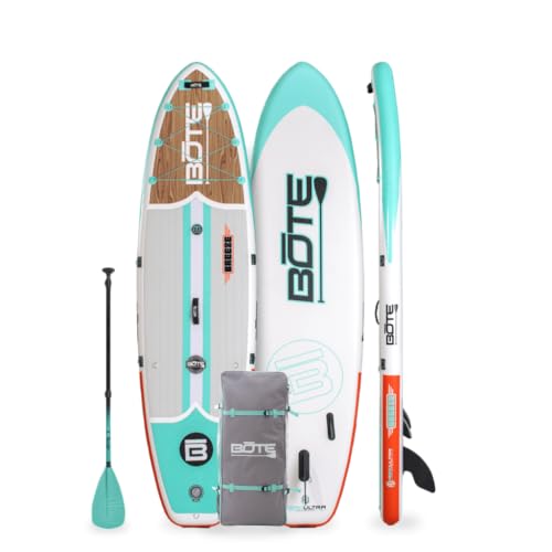 BOTE 10 FT 8" Breeze Aero Inflatable Stand Up Paddle Board Classic Cypress