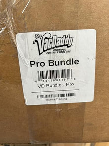 The VacDaddy Pro Bundle Accessory Kit with V2W Kit, Aluminum Adapter Pole, Shallow Water Adapter, VacCaddy, and a Remote On/Off Switch.