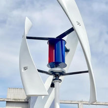 3000W Vertical Axis Maglev Wind Turbine Generator Wind Power Generator Kits with Wind Solar Hybrid MPPT Charge Controller,220V