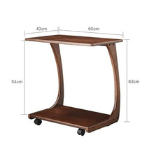 CHmrfvqtus Couch Side Table Movable Sofa Side Table Compact Living Room Mini Coffee with Wheels Simple Bedside for Small Apartments