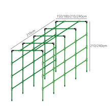 16mm Heavy Duty Garden Trellis for Climbing Plants, Plant Support Structures, Raised for Tomato, Cucumber, Squash, Melon, Beans