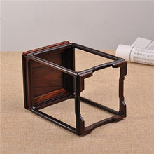 ZOCWJK Plant standPlant Pedestal Stand, Wooden vase Base, Plant Stand, Jade Ornament Base, vase, Flower Pot, Stone Shelf Base, Pedestal Stand for Display,One Color-Small