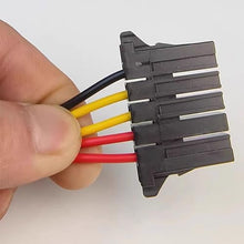 xutyeelwe 5pcs 8HR-4/3FAUPC 9.6V 4500mAh with Black Plug Ni-MH Rechargeable Battery Pack