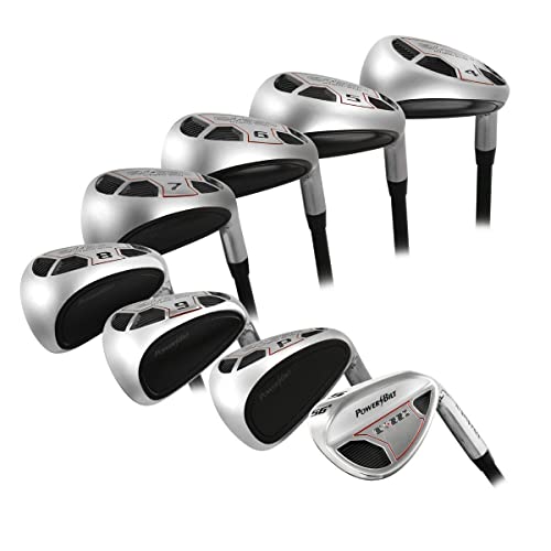 Powerbilt Men’s Golf EX-550 Hybrid Iron Set Black