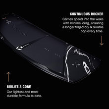 Hyperlite Cryptic Wakeboard + Remix Bindings Wakeboard Package - Perfect for Intermediate to Advanced Riders - 146cm Black