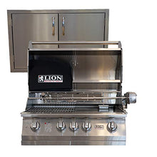Lion Grills 32-Inch L75000 Liquid Propane Grill with MADE IN USA 32" Double Door Package Deal
