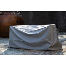 Garden Furniture Covers, Waterproof Patio Table Cover Tear Resistance 420D Oxford Fabric UV Resistant Protective Covers for Table Chair Sofa Outdoor Keep The Furniture Intact (Grey 180 x 180 x 90 cm)