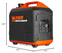WEN 2800-Watt Dual Fuel Inverter Generator, Quiet, Portable, and Lightweight with Fuel Shut Off and CO Watchdog (DF280iX)