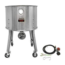 Heavy Duty Portable Propane Stove Burner With Wheels 200,000 BTU