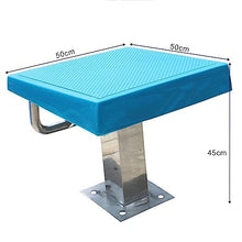 ENWINDXS Pool Diving Platform, 15° Inclined Professional Diving Platform, Anti Slip Stainless Steel Pool Diving Boards for Swimming Pool
