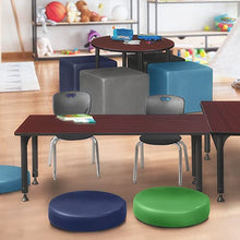 Regency Kee Height Adjustable Classroom Table 72" x 24" Mahogany Brown