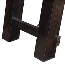 BOWERY HILL Shuffleboard Table Brown Blue Red
