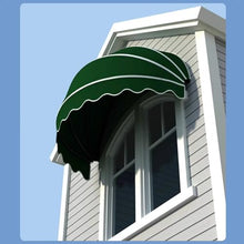 NYTFHMS Folding Sunshade Canopy, Uv Protection Awning for Doors & Windows, 47In Green Patio Umbrella, Weather-Resistant Balcony Shade, Stylish Dome Design for Outdoor Use