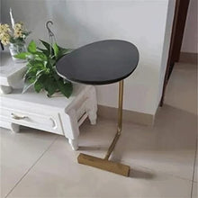 NRFJFOP Tray Iron Art Sofa Table Oval Coffee Living Room Furniture Side Tables Fruit Service Plate