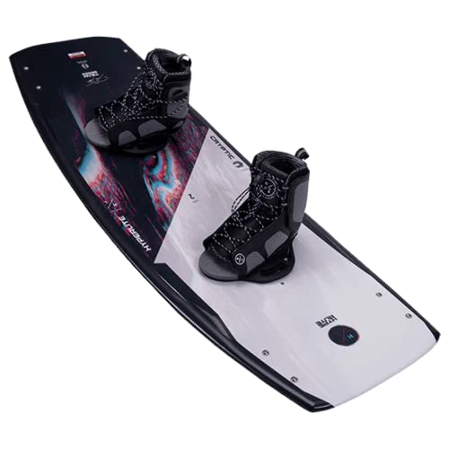 Hyperlite Cryptic Jr. Kids Wakeboard 128 W/Remix Bindings Black/White